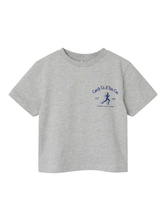 NMMJAIDEN T-Shirts & Tops - Light Grey Melange