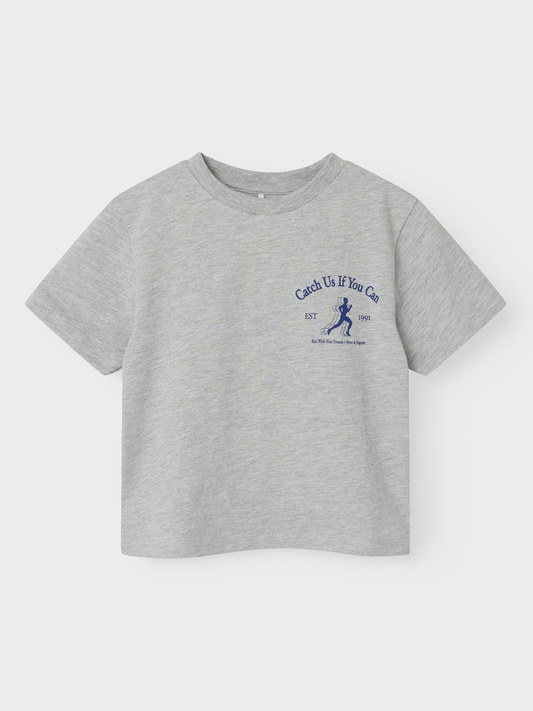 NMMJAIDEN T-Shirts & Tops - Light Grey Melange